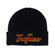 USC Trojans Team Script Cuff Black Beanie